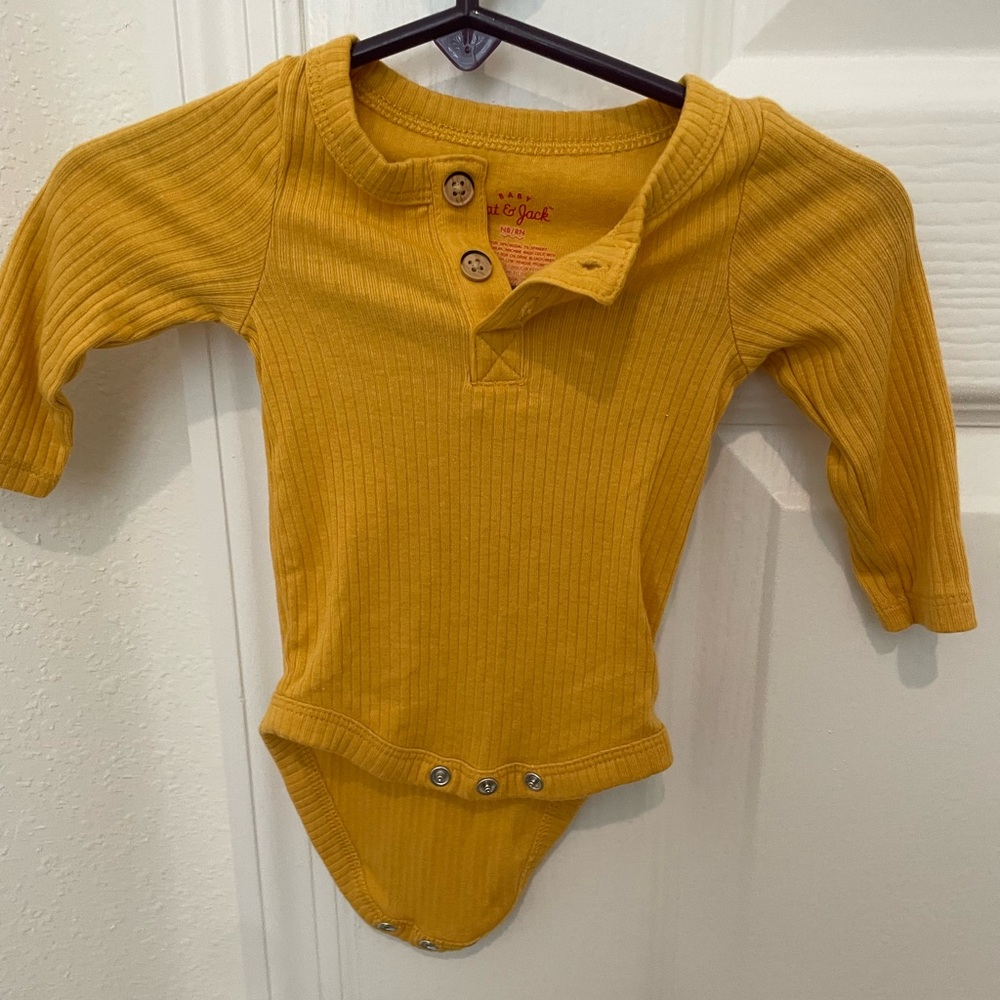 Yellow/gold onesie